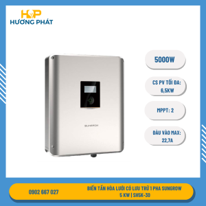 Biến tần hòa lưới có lưu trữ 1 pha Sungrow 5 kW SH5K-30