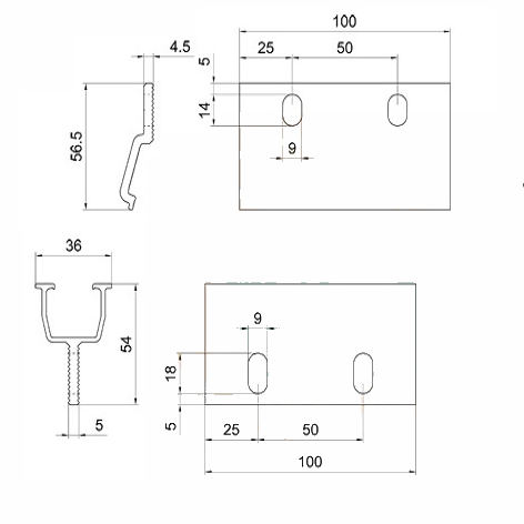 Kẹp sóng tôn Cliplock 406