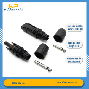 Jack nối MC4 1500V DC