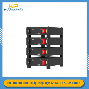 Pin Lưu Trữ Lithium Deye SE-G5.1 áp thấp | 51.2V-100Ah