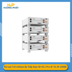 Pin Lưu Trữ Lithium Deye áp thấp SE-G5.1 Pro-B | 51.2V-100Ah