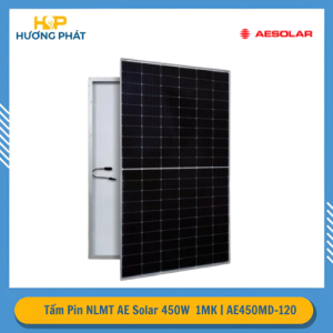 Tấm Pin Năng Lượng Mặt Trời AE Solar 450W 1 Mặt Kính | AE450MD-120
