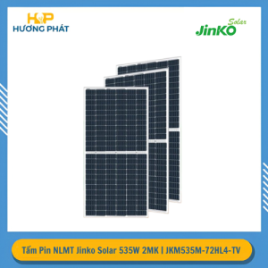Tấm Pin Năng Lượng Mặt Trời Jinko 535W 2 Mặt Kính | JKM535M-72HL4-TV