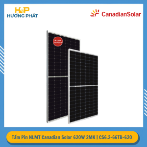 Tấm Pin Năng Lượng Mặt Trời CANADIAN 620W 2 Mặt Kính | CS6.2-66TB-620