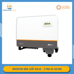 Inverter Hòa Lưới Solis 30kW 3 Pha S5-GC30K – 3 MPPT, PV 45kWp