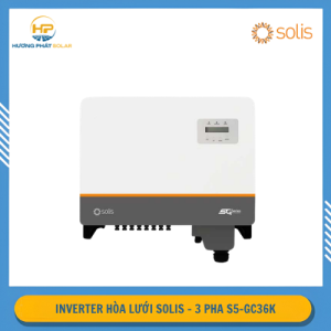 Inverter Hòa Lưới Solis 36kW 3 Pha S5-GC36K – 4 MPPT, PV 54kWp