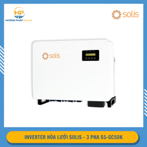 Inverter Hòa Lưới Solis 50kW 3 Pha S5-GC50K – 5 MPPT, PV 75kWp