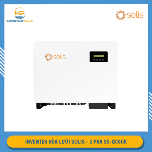 Inverter Hòa Lưới Solis 60kW 3 Pha S5-GC60K – 6 MPPT, PV 90kWp