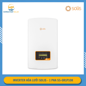 Inverter Hòa Lưới Solis 10kW 1 Pha S5-GR1P10K – 3 MPPT, PV 15kWp
