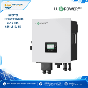 Inverter Hybrid Luxpower GEN-LB-EU 6K – 6kW, 2 MPPT, hỗ trợ máy phát điện