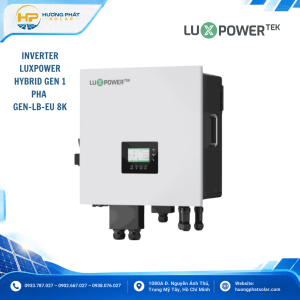 Inverter Hybrid Luxpower GEN-LB-EU 8K 8kW 1 Pha – 2 MPPT, Pin 48V, Cổng GEN