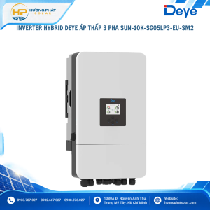 nverter Hybrid Deye 10kW SUN-10K-SG05LP3-EU-SM2 – 3 pha, 2 MPPT, pin áp thấp