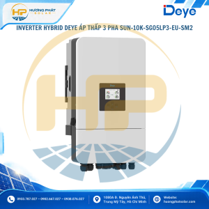nverter Hybrid Deye 10kW SUN-10K-SG05LP3-EU-SM2 – 3 pha, 2 MPPT, pin áp thấp