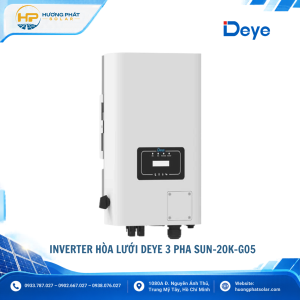 Inverter hòa lưới Deye 20kW SUN-20K-G05 – 3 pha, 2 MPPT, hiệu suất 98,5%