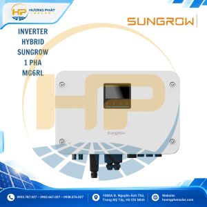 Inverter Hybrid Sungrow MG6RL 6kW 1 Pha – 2 MPPT, Pin Lithium 48V