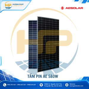 Tấm pin AE Solar 580W AE CMD-144BDS-580W