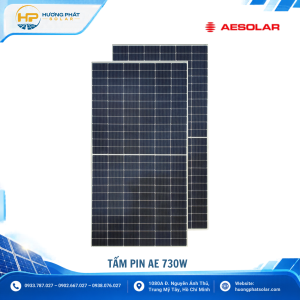 Tấm pin AE Solar 730W AE CME-132BDS-730W