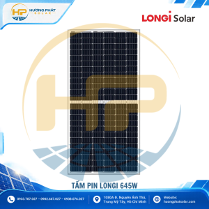 Tấm pin LONGi 645W LR7-72HYD-645M